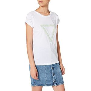 Mavi Dames Triangle Sequin Top, wit, XL