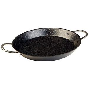 WECOOK! Ecochef Paellapan inductie, 46 cm, 12 porties, aluminium, anti-aanbaklaag, kwantanium, milieuvriendelijk, 5 lagen, PFOA-vrij, 3 mm dik, geschikt voor alle fornuizen, glaskeramiek, gas