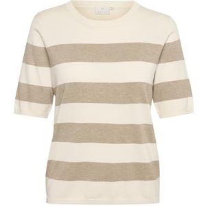 Kaffe - KAMala - Trui - Beige - Knitwear - Kwartmouw