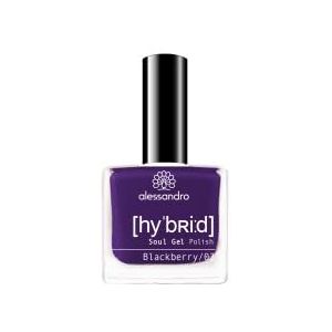 alessandro HYBRID Lak Blackberry - Verrijk Blackberry Blue Violet - In slechts 3 stappen - perfecte nagels zonder LED - gaat tot 10 dagen mee! 8 ml