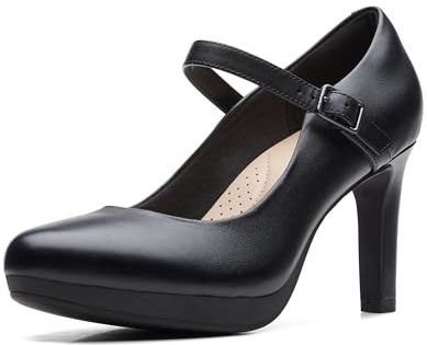 Clarks - Ambyr Shine - Pumps - Zwart - Leder