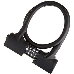 Prophete Unisex - volwassene beugelslot Memory Lock, afmetingen: 800 mm, Ø 15 mm, zwart, één maat