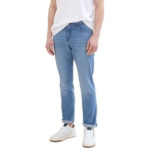 TOM TAILOR Josh Regular Slim jeans met stretch voor heren, 10280 - Light Stone Wash Denim, 33W / 32L