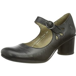 Fly London Dames Sloe738fly Mary Jane Flat, Zwart, 9 UK