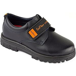 Conguitos Schoolkinderen van leer, wasbaar, kinderschoenen, Donkerblauw, 35 EU