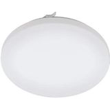 EGLO Frania Led-plafondlamp, 1 lichtpunt, materiaal: staal/kunststof, kleur: wit, diameter: 33 cm, IP44