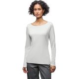 Street One - Lanea - Dames Basic Shirt - Grijs - Lange Mouwen