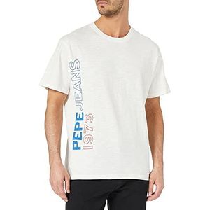 Pepe Jeans Douglas T-shirt voor heren - wit - X-Small
