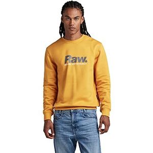 G-STAR RAW Heren Photographer Sweater, Geel (Dull Yellow C988-1213), M, Geel (Dull Yellow C988-1213), M