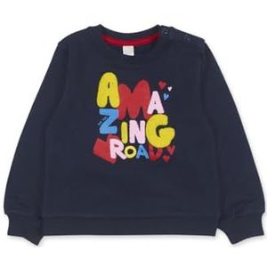 Tuc Tuc Sweatshirt van pluche voor meisjes, kleur marineblauw, collectie Road to Adventure, Blauw, 6 Maanden