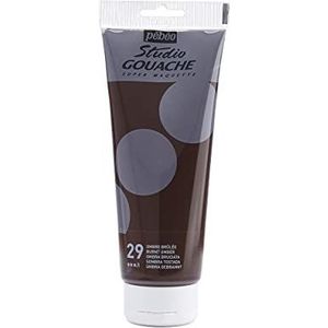 Pebeo Studio Gouacheverf, 220 ml, Umbra gebrand