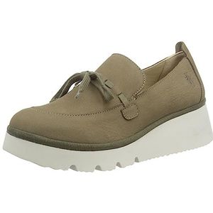 Fly London Popi436fly Loafer voor dames, Kaki, 35 EU