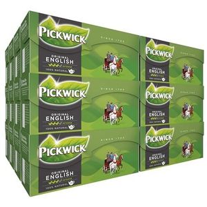 Pickwick Original English Tea Zwarte Engelse Thee (480 Theezakjes - 100% Natuurlijk - UTZ Gecertificeerd) - 24 x 20 Zakjes