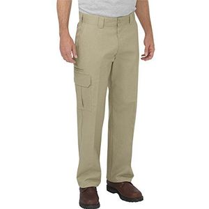 Dickies Men's Relaxed Straight Flex Cargo Pant, Desert Sand, 32x30