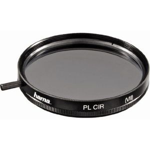 Hama Polarisatiefilter, 4-Voudige AR-Vervanging, Circulaire Poolfilter, voor 27 Mm Foto-Cameralens, Zwart