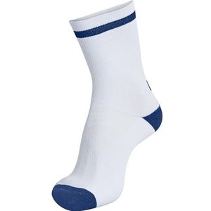 hummel Unisex Elite indendørs sok lav sokken, wit/blauw (true blue) 35-38 EU