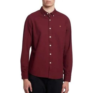 Farah Heren BREWER Shirt, Bordeaux, S