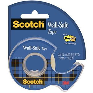 Scotch Wall-Safe plakband, 19 mm x 16,5 m