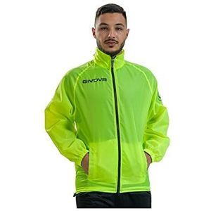 Givova Heren Rain Basico jas, geel fluo, M-L EU