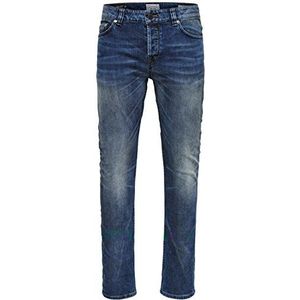 ONLY & SONS Heren jeansbroek, blauw (medium blue denim), 31W x 34L