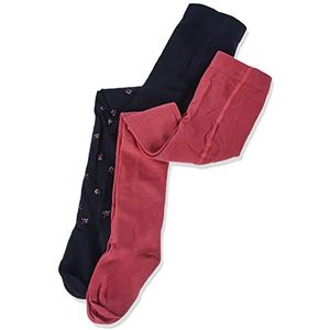 NAME IT NMNKENZIE 2P Pantybroek NOOS sokken, Rose Wine, 74/80