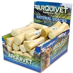 Arquivet Buffelbot gevuld met schapenvet – 16 cm – 20 stuks – 4.600 g – natuurlijke snack voor honden