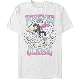 Disney Heren Classic Princess T-shirt, wit, small, wit, S