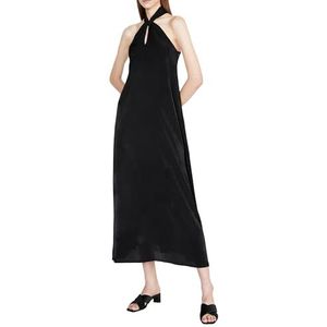 Sisley Womens 48PWLV043 Dress, Black 100, 36, Black 100, 36