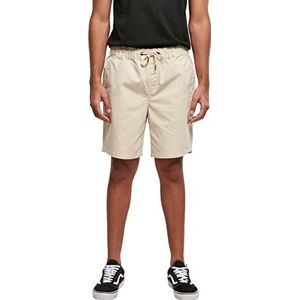 Southpole Heren Twill Shorts, korte broek voor heren in effen kleuren, casual stijl, verkrijgbaar in vele kleuren, maten S - XXL, zand, L