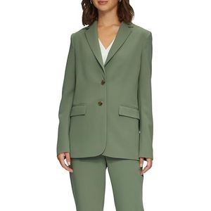 Blazers - Effen - Normale Pasvorm - Lange Mouw - Knoopsluiting - Licht Gevoerd