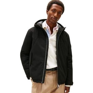 Tommy Hilfiger Heren TECH HOODED KORT GEPADDEN JKT MW0MW42823 Andere jassen, ZWART, XS, Zwart (zwart), XS