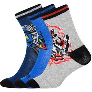 LWALEX 718-3-pack socks, Dark Blue, 27 EU