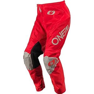 O'NEAL: Enduro Motocross: maximale bewegingsvrijheid, ademend en duurzaam ontwerp, luchtdoorlatende voering: Matrix-broek: Volwassen: rood/grijs: Maat 34/50
