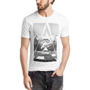 ESPRIT Collection Heren T-shirt 044EO2K003, wit (white 100), XL