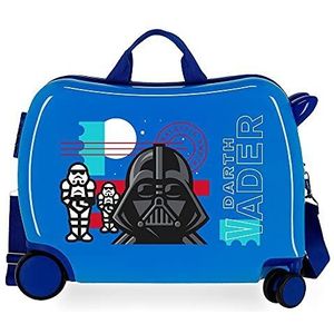 Star Wars Galactic Empire Kinderkoffer, blauw, 50 x 38 x 20 cm, stijve ABS-combinatiesluiting, zijdelingse 34 l, 1,8 kg, 4 wielen, handbagage, Blauw, 50x38x20 cms, kinderkoffer