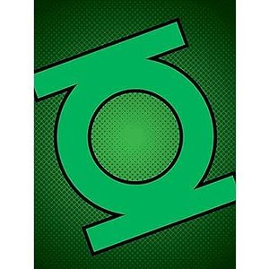 DC Comics ""Green Lantern Symbool"" Canvas Print, 60 x 80 cm