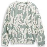 Tom Tailor - Oversized Sweatshirt - All-over Print - Graffiti-look