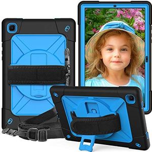 iWINTOP voor Samsung Galaxy Tab A7 Case 10.4 inch 2020, Shockproof Case met Screen Protector, Ingebouwde Stand, 360 ° Handriem, A7 Tablet Case voor SM-T500/T505/T507