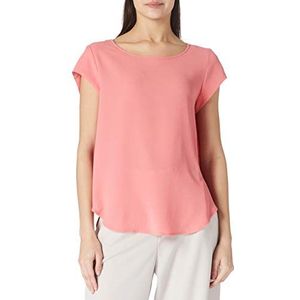 ONLY dames T-Shirt Onlvic S/S Solid Top Noos Wvn, Tea Rose, 44
