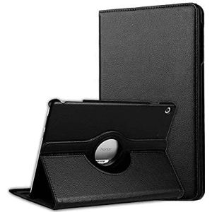 Cool beschermhoes voor Huawei Mediapad M5 Lite, kunstleer, glad, zwart, 25,6 cm (10,1 inch)