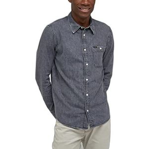 Lee Heren Leesure Shirt, New Gray, Small, New Gray, S