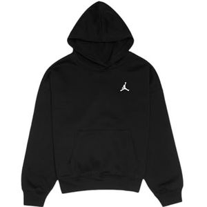Jordan Brooklyn Essentials Sweatshirt met capuchon voor meisjes, zwart, Zwart, 8-10 anni