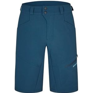 Ziener Heren NELAT X-Function fietsshorts met binnenbroek - mountainbike/outdoor/vrije tijd - ademend, sneldrogend, gewatteerd, blauw (hale navy), maat 46