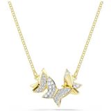Swarovski - Idyllia Lilia - Ketting - Wit - Goudkleurige Toplaag
