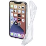 Hama Telefoonhoes voor Apple iPhone 13 mini ""Crystal Clear"" (doorzichtige iPhone 13 mini hoes van TPU, flexibele beschermhoes, telefoonbescherming met anti-slip oppervlak) transparant