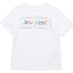Desigual Ts_viena T-shirt voor meisjes, wit, 3-4 jaar