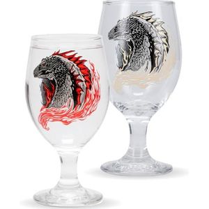 Paladone House of The Dragon Color Change Goblet - HOTD Merch - (350ml of 11 fl oz)