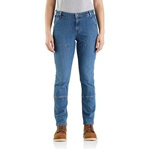 Carhartt Dames Jeans Double Front Reight, kleur: linden, W6, Regular, linden, 36