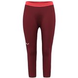 Salewa - Cristallo - Leggings - Zwart - Merinowol en Polyamide, Vochtafvoerend, Thermoregulerend