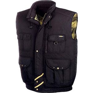 teXXor Werkvest Trondheim, gevoerd vest M, zwart, 4258